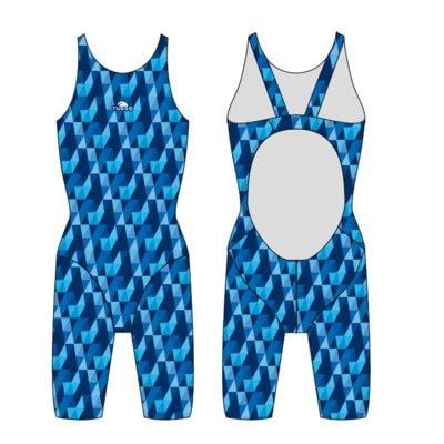 TURBO MAYO WOMEN KNEE SUIT RAIN (LONG LEG) Royal