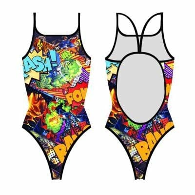 TURBO KADIN MAYO THIN STRAP SUPER COMIC Turuncu