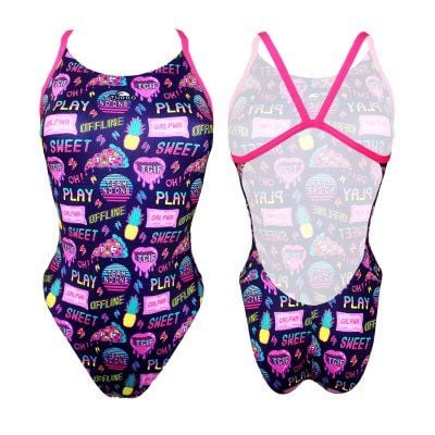 TURBO KADIN MAYO LOVE PIZZA PEMBE NATACION