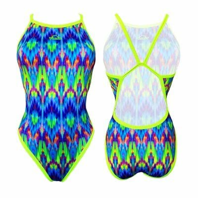 TURBO MAYO SWIMSUIT 'REVOLUTION'  IKAT Royal