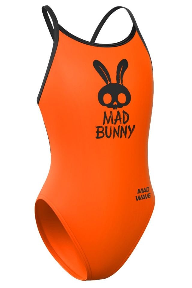 Mad Wave Kız Çocuk Mayo antichlor Flare junior PBT