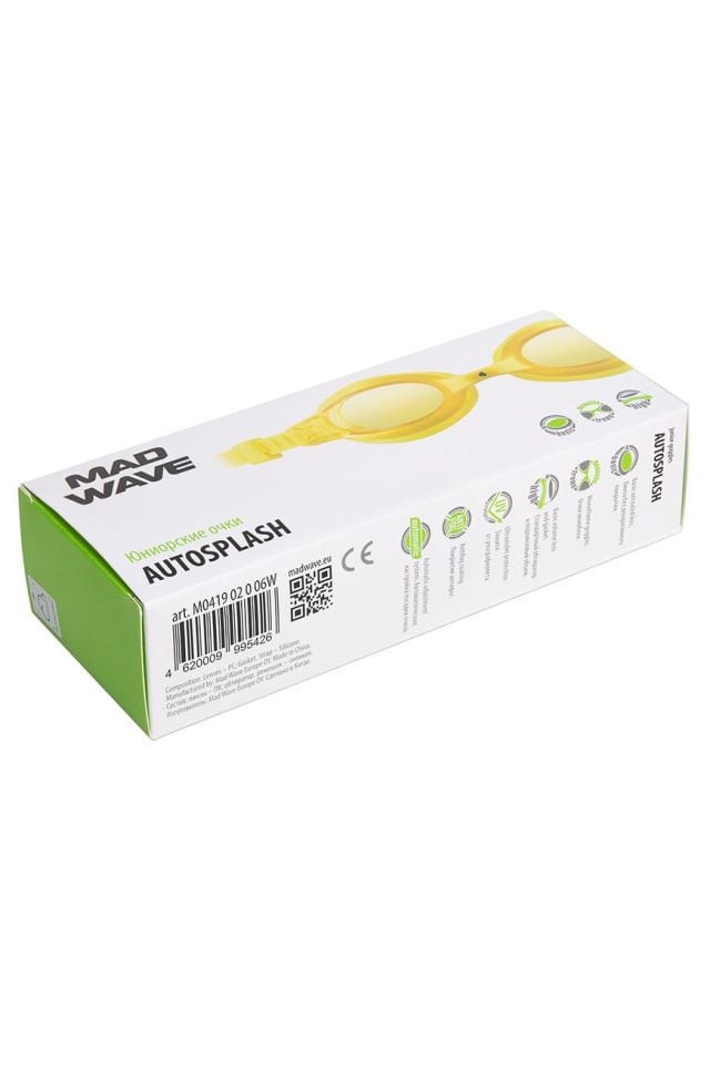 Mad Wave Çocuk Gözlüğü Autosplah Sarı