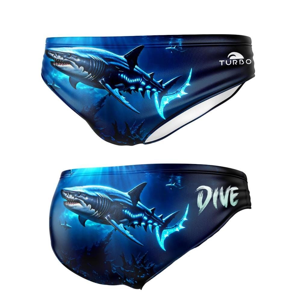 TURBO ERKEK SUTOPU MAYOSU SHARK DIVE Navy WATERPOL