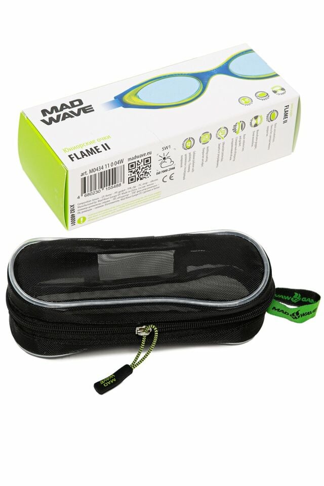 Mad Wave Yüzme Gözlüğü Flame II junior, One size,