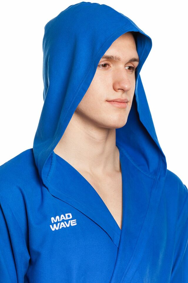 Mad Wave Bornoz Mavi XS Mikrofiber