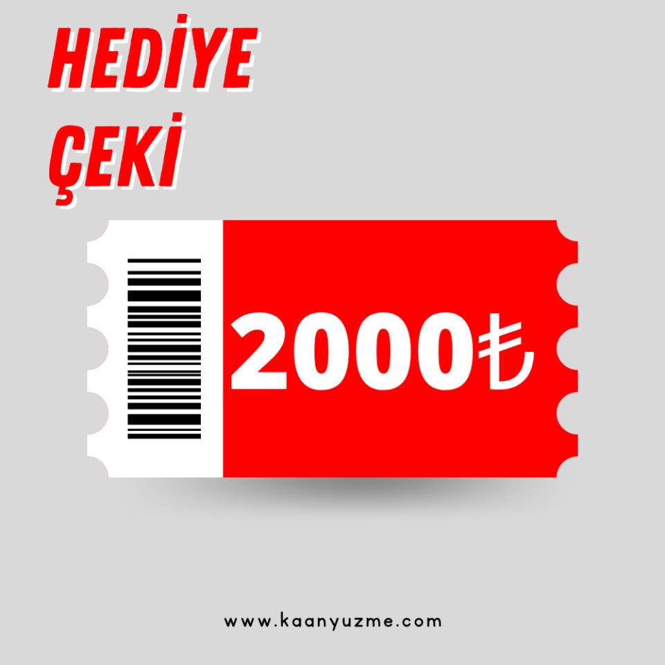 2000 TL HEDİYE ÇEKİ