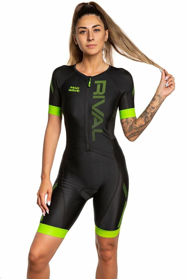 Mad Wave Kadın Tri-Suit Rival STY lady, Siyah