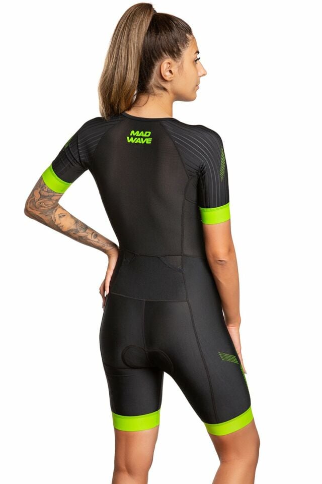 Mad Wave Kadın Tri-Suit Rival STY lady, Siyah