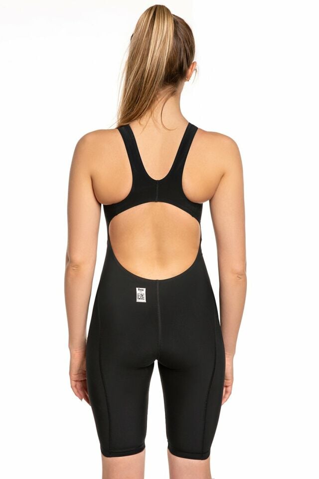 M0162 03 6 01WCN Women racing open back swimsuit L