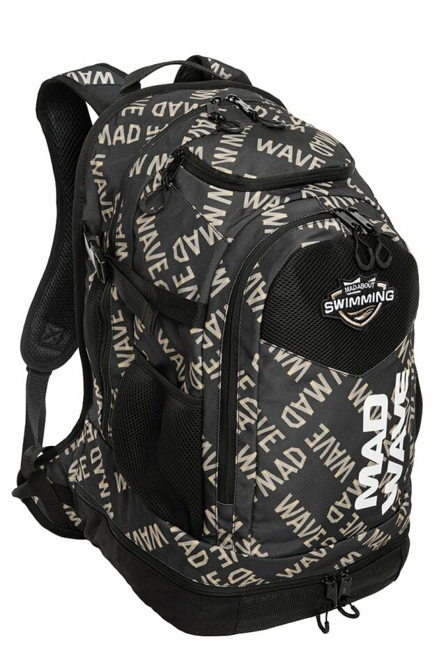 Mad Wave Sırt Çantası Lane Siyah Desenli 45LT
