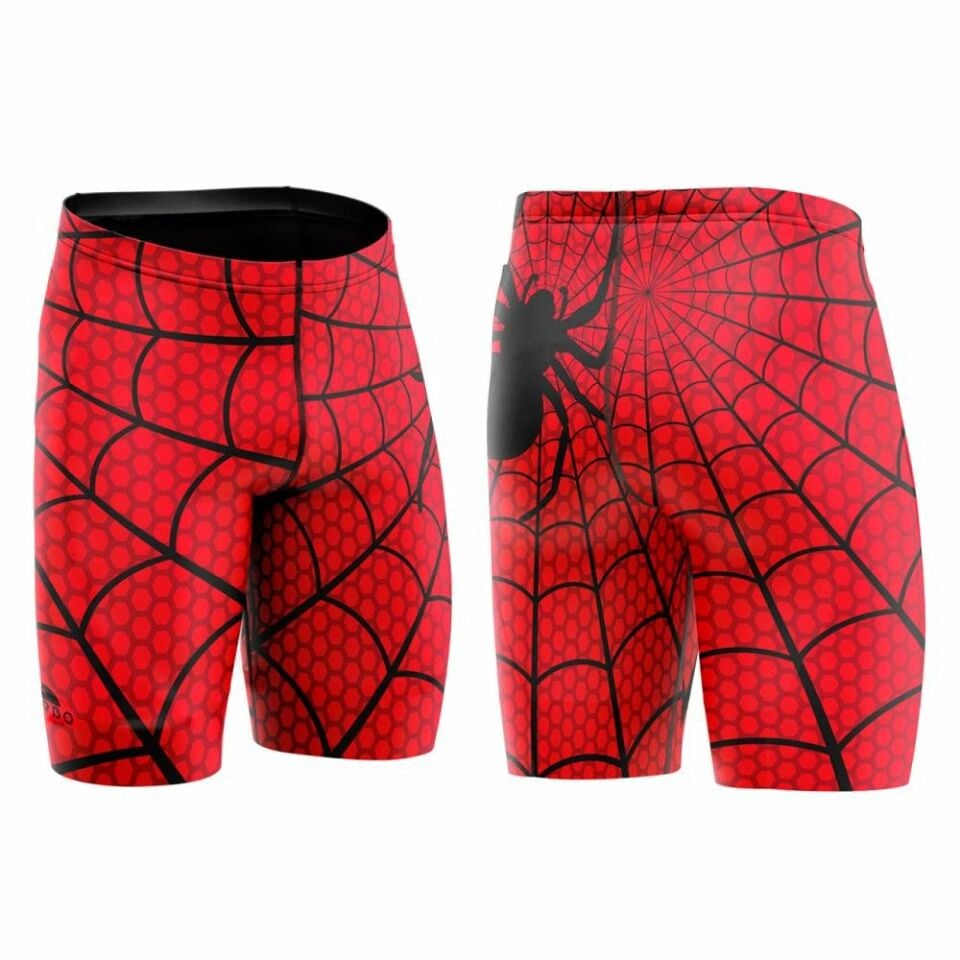TURBO Erkek Çocuk Mayo SPIDER-WEBS Kırmızı
