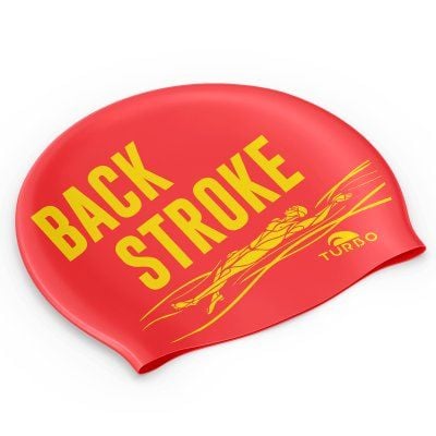 SILICONE CAP 'SUEDE' BACK STROKE Coral UNICA MISCE