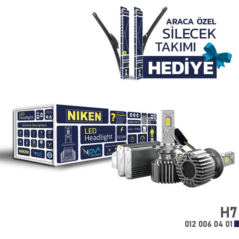 Niken Led Xenon Nova Serisi H7 (90W)