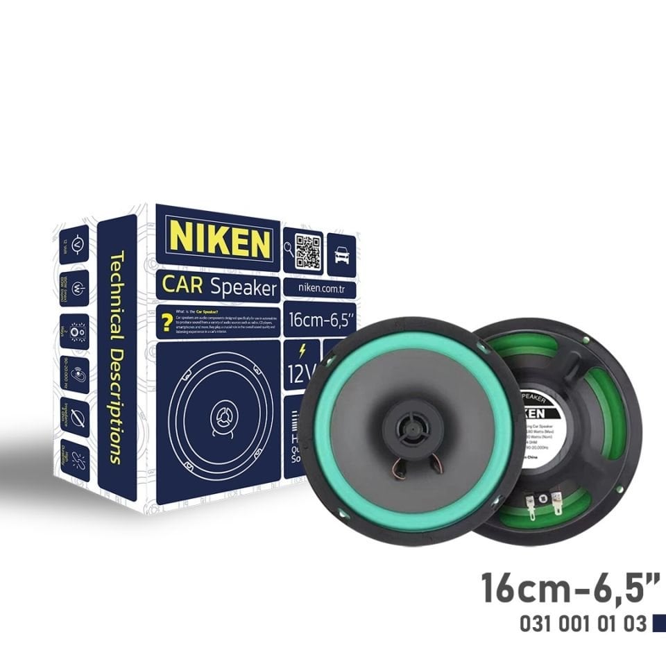 Niken Araç Hoparlörü 16Cm 6.5 İnç /Adet