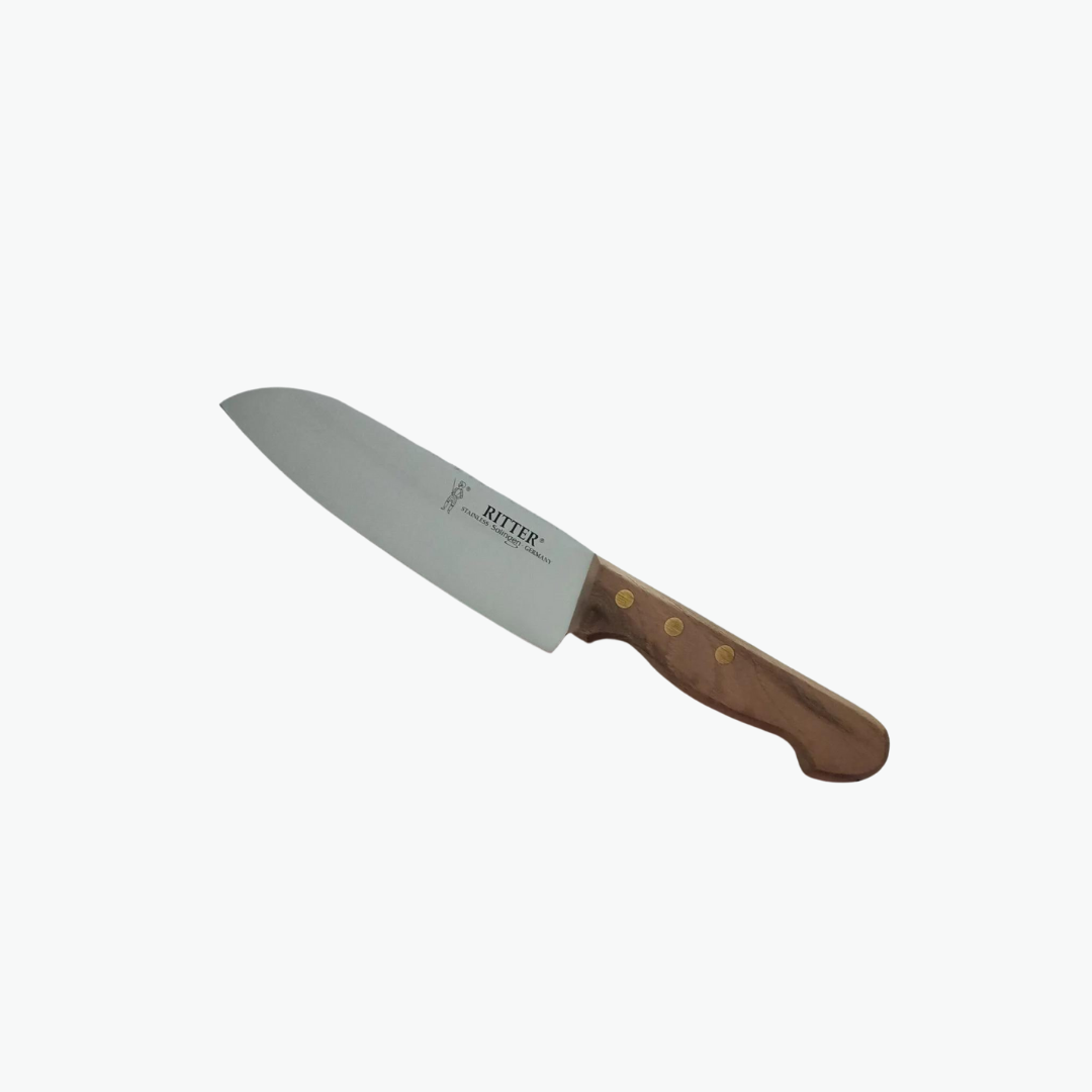 Solingen Rıtter Ceviz Sap Santoku Şef Bıçağı 16Cm