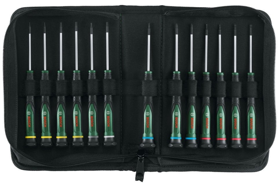 Bosch 12 Parça Hassas Tornavida Seti 1600A02Z9N