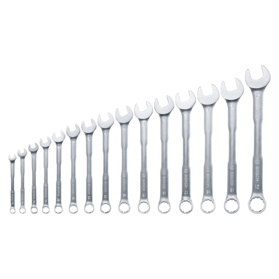 Bosch 15 Parça Kombine Anahtar Seti 1600A02Z9E