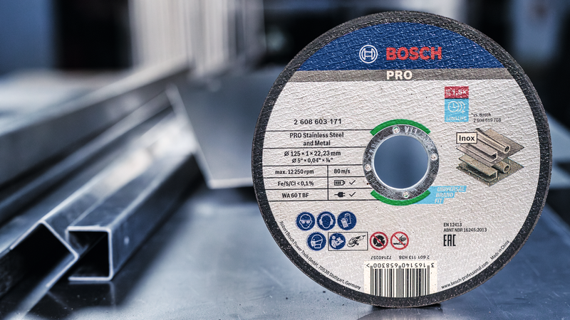 Bosch 115x1 mm Inox (Paslanmaz Çelik) Kesme Diski Taşı 10'lu Kutu 2608603254