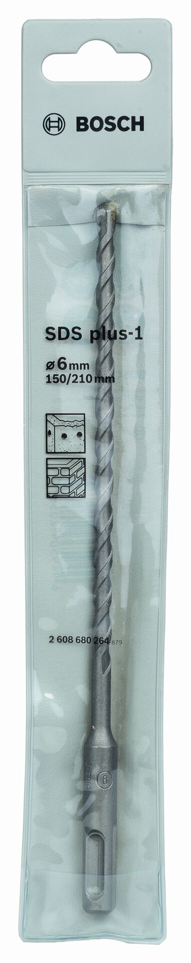 Bosch - Plus-1 Serisi, SDS-plus Kırıcı Delici Matkap Ucu 6*210 mm