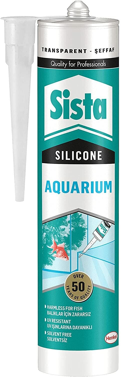 Sista Akvaryum Silikon Şeffaf 310 ml