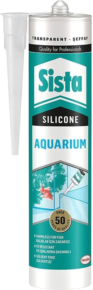 Sista Akvaryum Silikon Şeffaf 310 ml