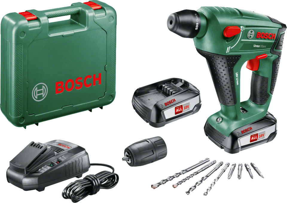 Bosch UNEO MAXX 18 V 2,5 AH Kırıc Delici (Çift Akü)