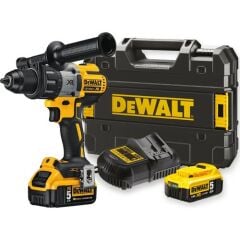Dewalt 18V 5.0AH Li-Ion Kömürsüz Şarjlı Darbeli Matkap DCD996P2