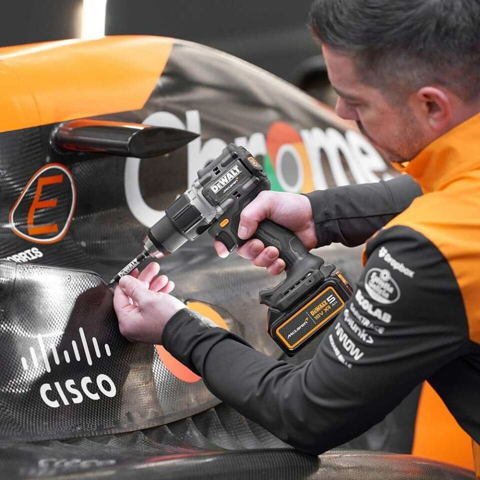 Dewalt x McLaren DCD85MP2T 18V 5.0 Ah Darbeli Matkap