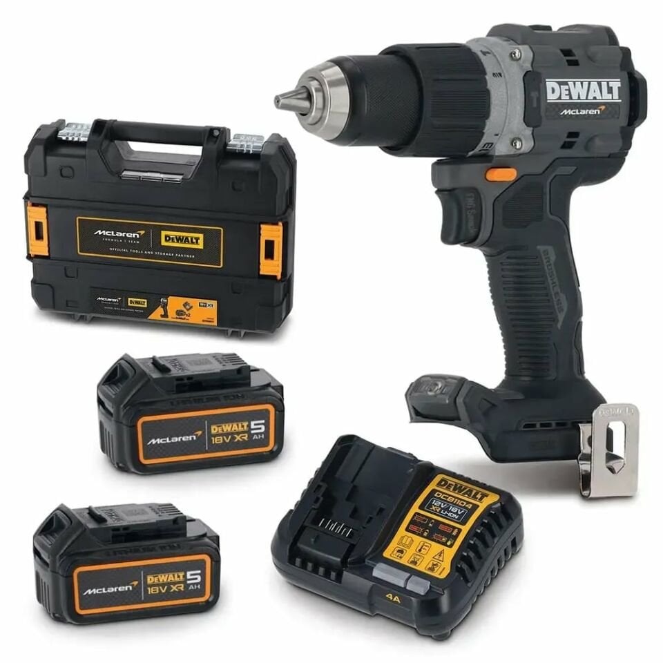 Dewalt x McLaren DCD85MP2T 18V 5.0 Ah Darbeli Matkap