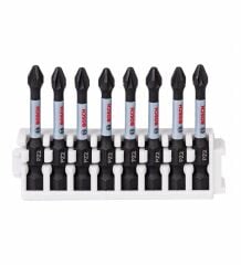 Bosch - Impact Control Serisi Vidalama Ucu 8'li PZ2 *50mm