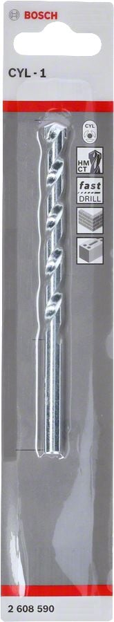 Bosch - cyl-1 Serisi, Beton Matkap Ucu 3*60 mm