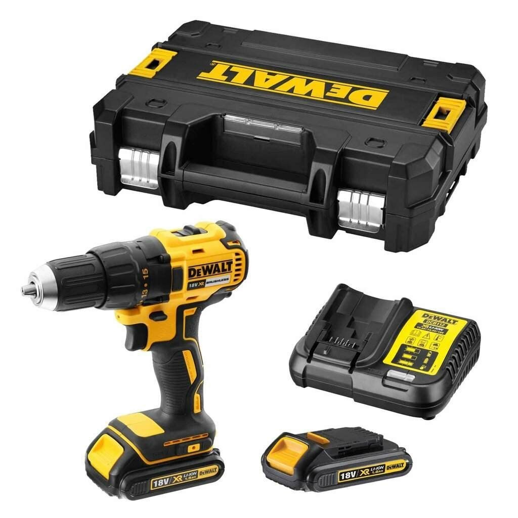 Dewalt 18V 1.5AH Li-İon Kömürsüz Darbesiz Vidalama / Matkap DCD777S2T