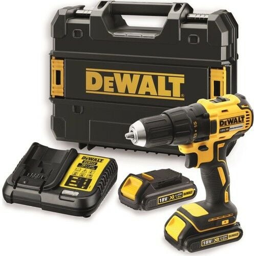 Dewalt 18V 1.5AH Li-İon Kömürsüz Darbesiz Vidalama / Matkap DCD777S2T