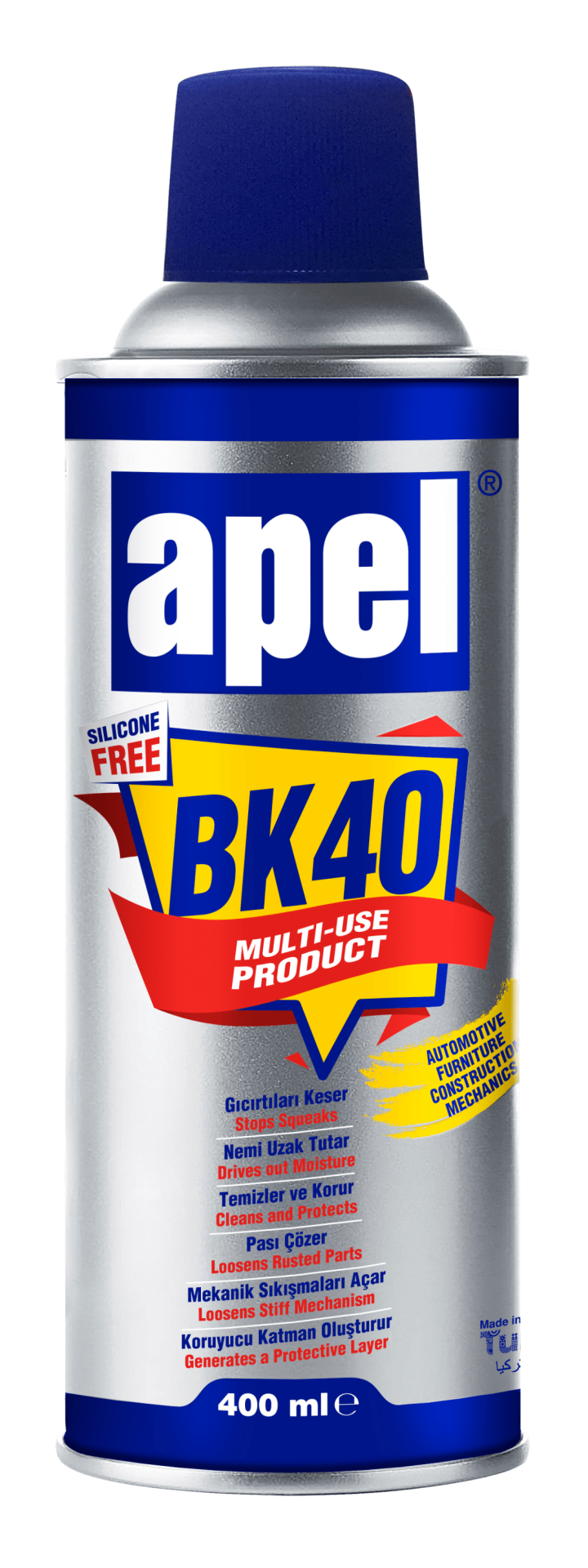 Apel Çok Amaçlı Sprey Koruyucu Yağlayıcı Temilzeyici 200ml BK40