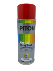 Piton Akrilik Sprey Boya 400 ml RAL3020 Trafik Kırmızı