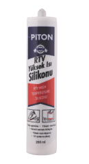 Piton RTV Yüksek Isı Silikonu 280 ml Kırmızı