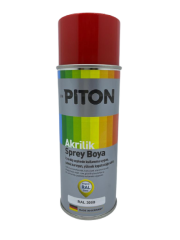Piton Akrilik Sprey Boya 400 ml RAL3000 Ateş Kırmızı