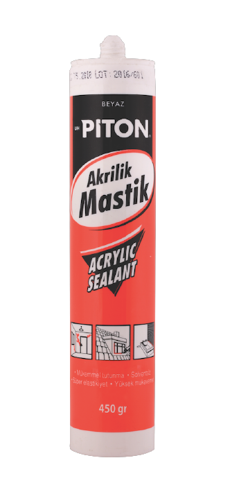 Piton Akrilik Mastik 450 gr Beyaz