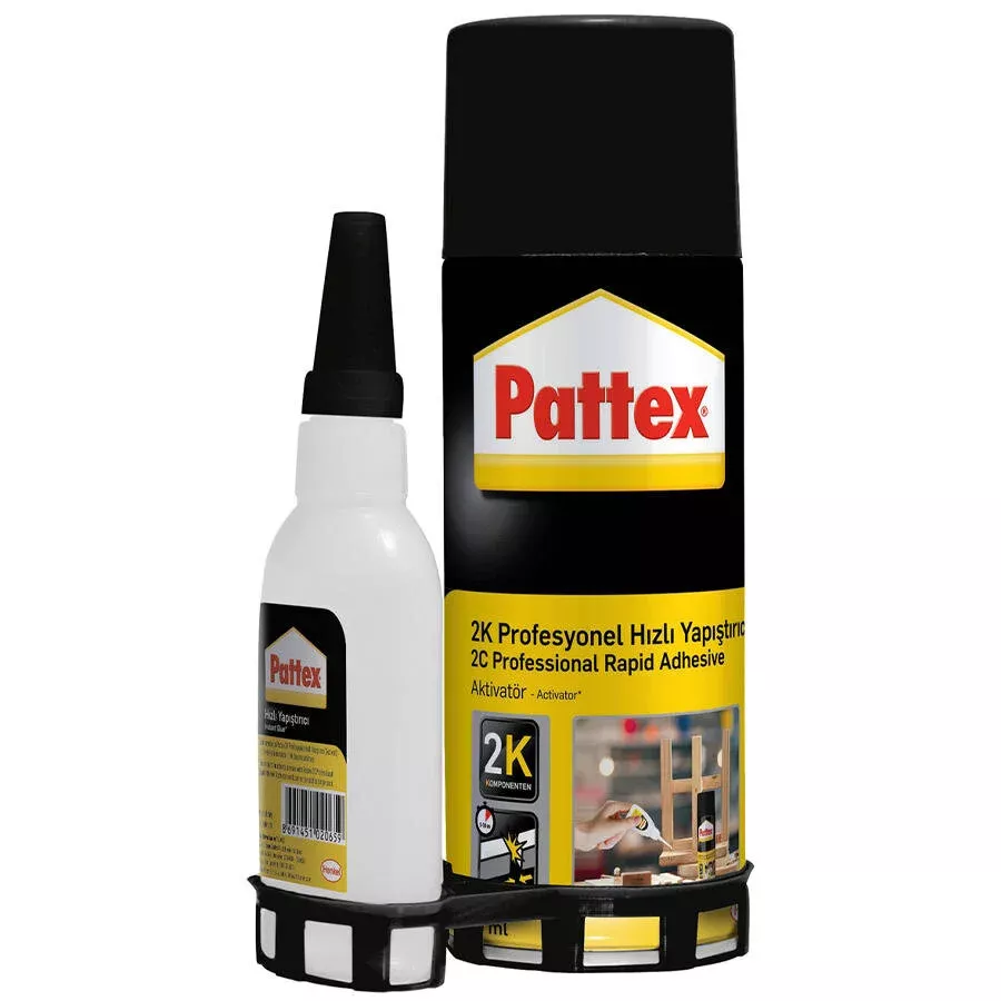 Pattex 2K Hızlı Yapıştırıcı Aktivatörlü 400 + 70 ml