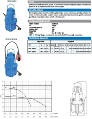 Sumak SD4 - 1'' - 350 W-Titreşimli Dalgıç - 10 mt kablolu