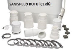 SFA Sanispeed - 4 Ünite Atık Su Tahliye Cihazı - 12 Lt