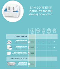 SFA Sanicondens Deco + Yoğuşmalı Kombi için kondens pompası