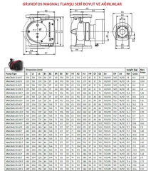 Grundfos Magna1 32-100 F Flanşlı FK Sir.Pom.-DN32