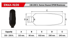 Euromax Membran 150/200 Litre - Dar Boğaz D80