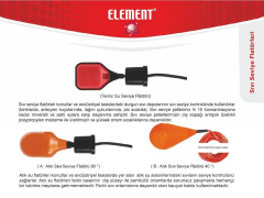 Element Seviye Flatörü FTE-1500 TTR - 15 metre