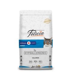 Felicia 2 Kg Yetişkin Somonlu Az Tahıllı HypoAllergenic Kedi Maması