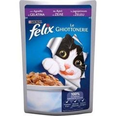 Felix Kuzu Etli Tam Yaş Kedi Maması 85 g Pouch