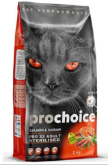 Pro Choice Pro 33 Sterilised Somonlu Kısırlaştırılmış Kedi Maması 2 kg