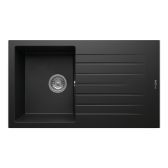 RealStone P004 Troya 86 Tek Gözlü Damlalıklı Granit Eviye