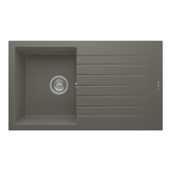 RealStone P004 Troya 86 Tek Gözlü Damlalıklı Granit Eviye